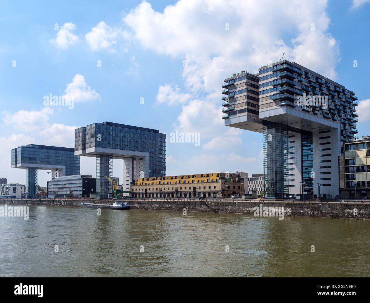 Kranhäuser, Köln, Nordrhein-Westfalen, Deutschland, Europa Stockfoto