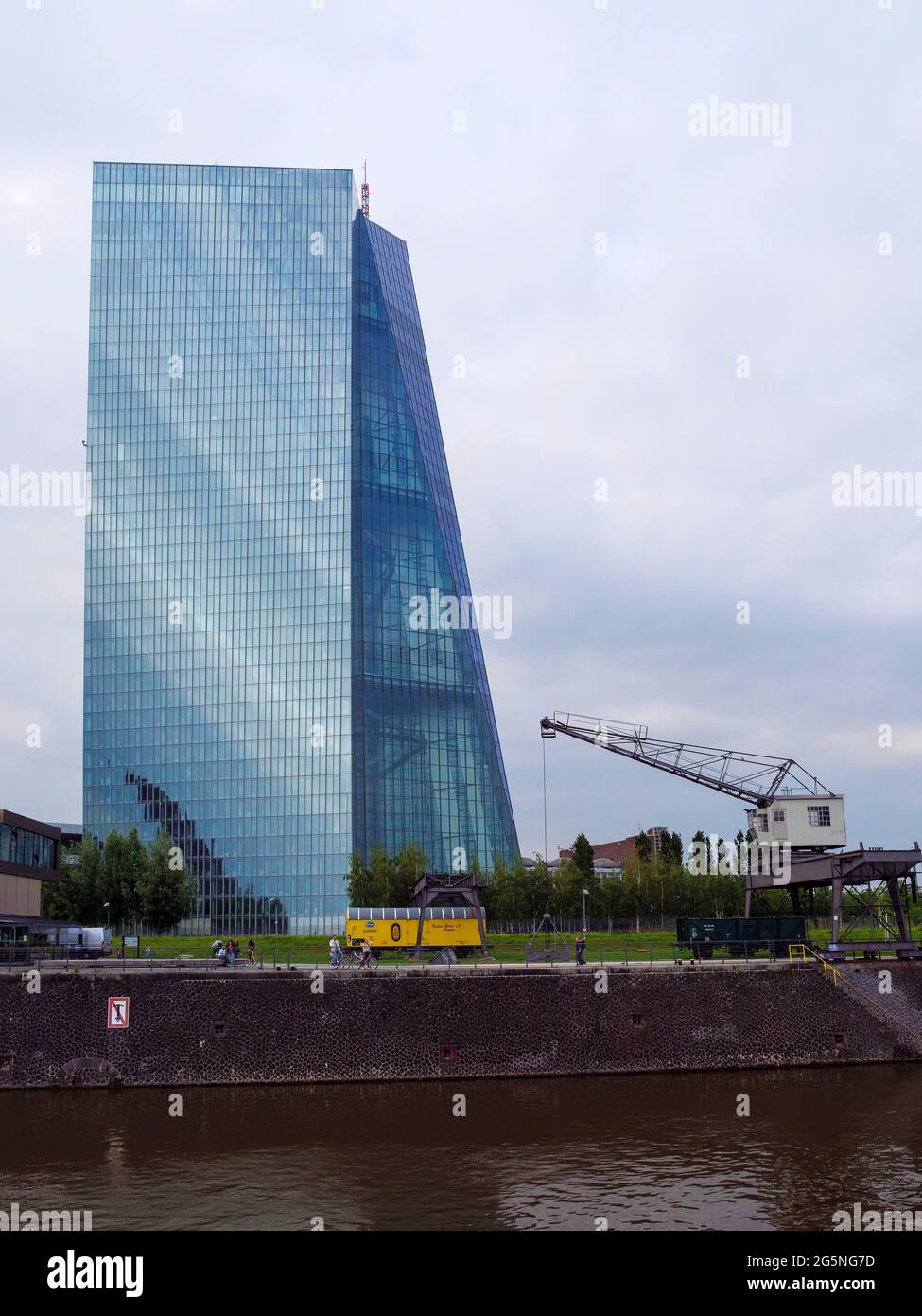 Europäische Zentralbank – EZB, Frankfurt, Hessen, Deutschland, Europa Stockfoto
