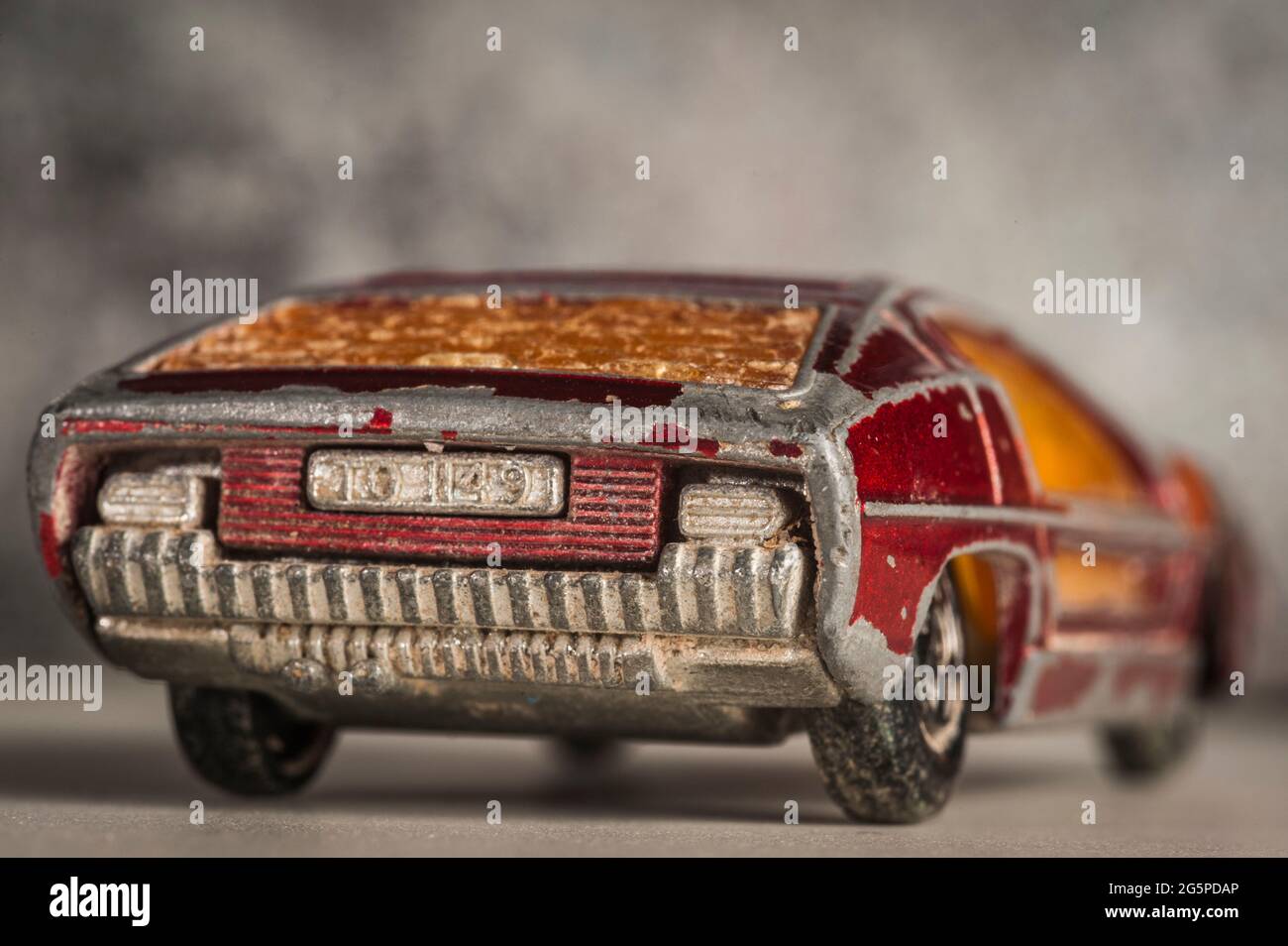Spielzeug-Auto der 70er Jahre, Hersteller Matchbox/Lesney. Stockfoto