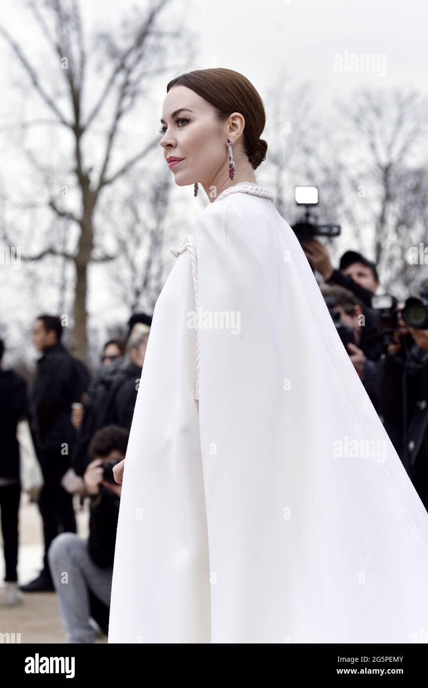 Ulyna Sergeenko - Paris Fashion Week - Frankreich Stockfoto