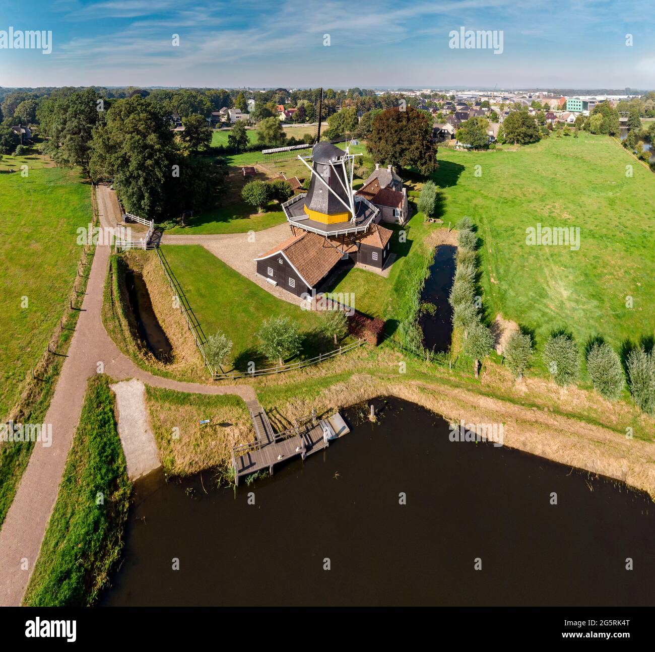 Die Mühle Ter Horst in der Nähe der Regge Stockfoto