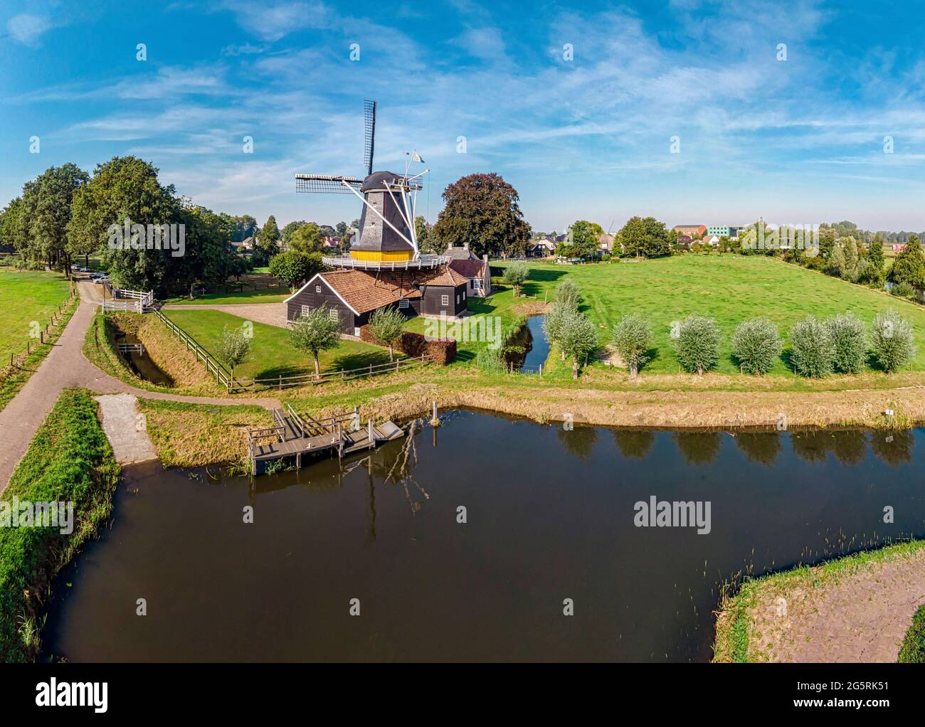 Die Mühle Ter Horst in der Nähe der Regge Stockfoto