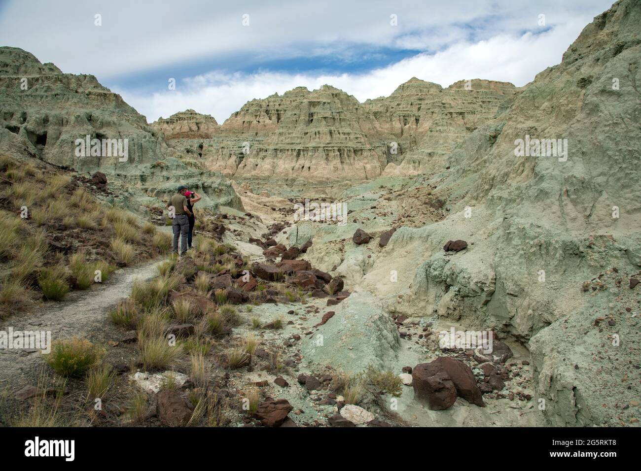 USA, Oregon, Wheeler County, Mitchell, John Day Fossil Beds, National Monument, Blue Basin Stockfoto