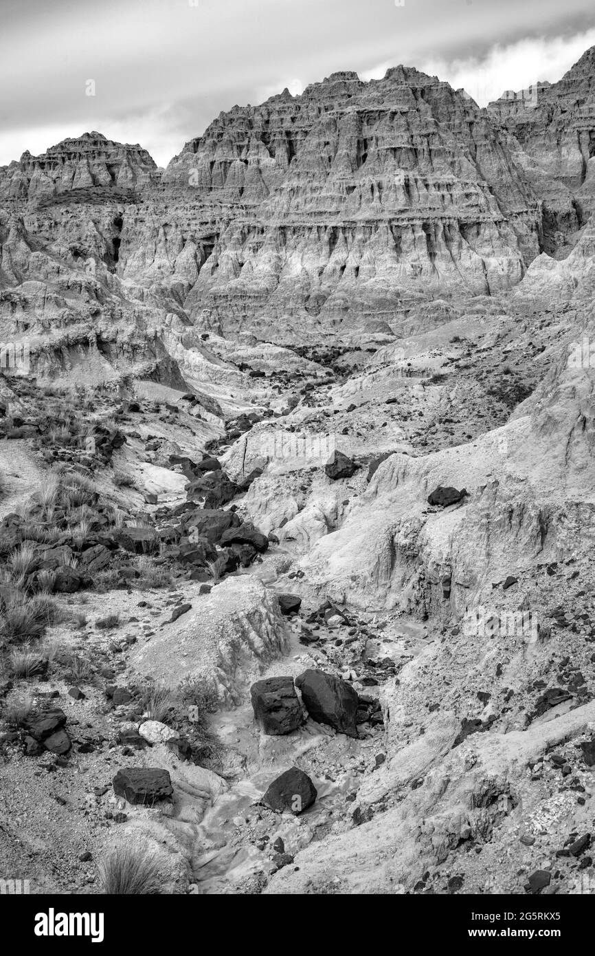 USA, Oregon, Wheeler County, Mitchell, John Day Fossil Beds, National Monument, Blue Basin Stockfoto