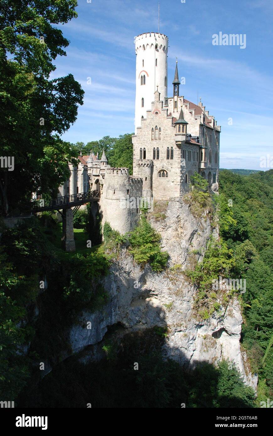 Schloss Lichtenstein, Deutschland, Baden-Württemberg, Schwäbische Alb Stockfoto