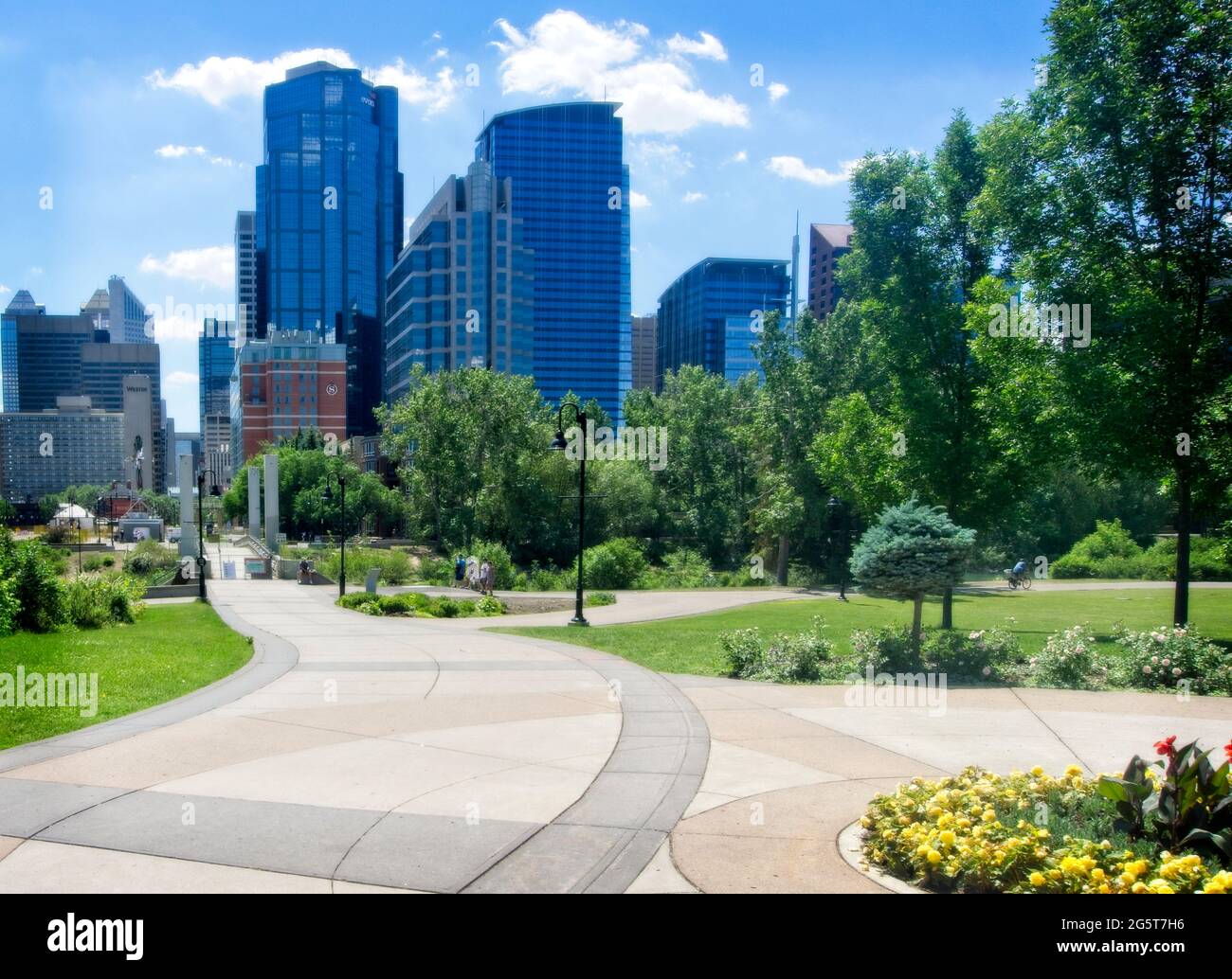 Prince's Island Calgary, Alberta Stockfoto