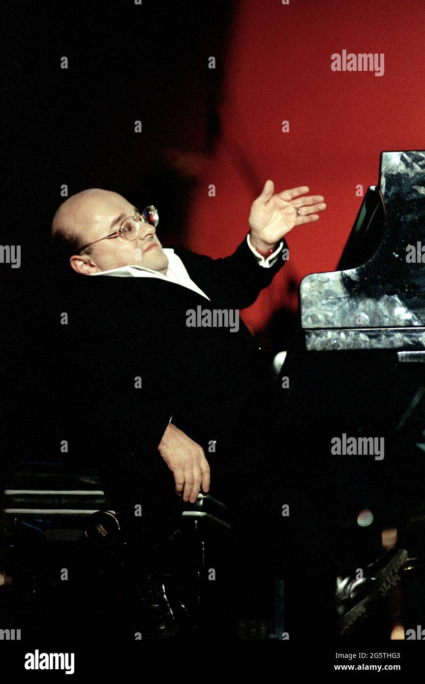 Bologna Italien 09/28/1997: Michel Petrucciani , Live-Konzert auf dem 23. Nationalen Eucharistischen Kongress Stockfoto