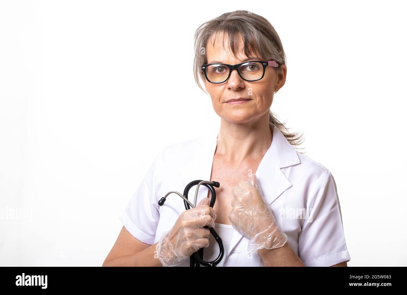 Porträt von einer Ärztin Stockfoto