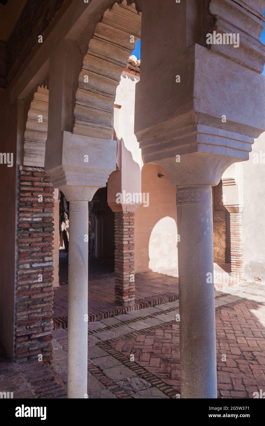 Festung Alcazaba in Málaga, Spanien Stockfoto