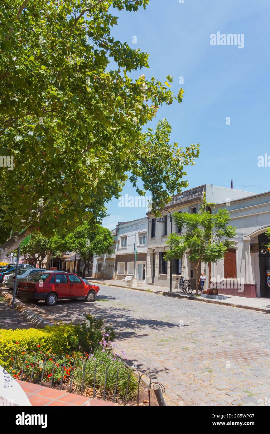 Plaza Ruiz de Arellano in San Antonio de Areco, Provinz Buenos Aires, Argentinien Stockfoto Plaza Ruiz de Arellano in San Antonio de Areco, Provinz Buenos Aires, Argentinien Stockfoto