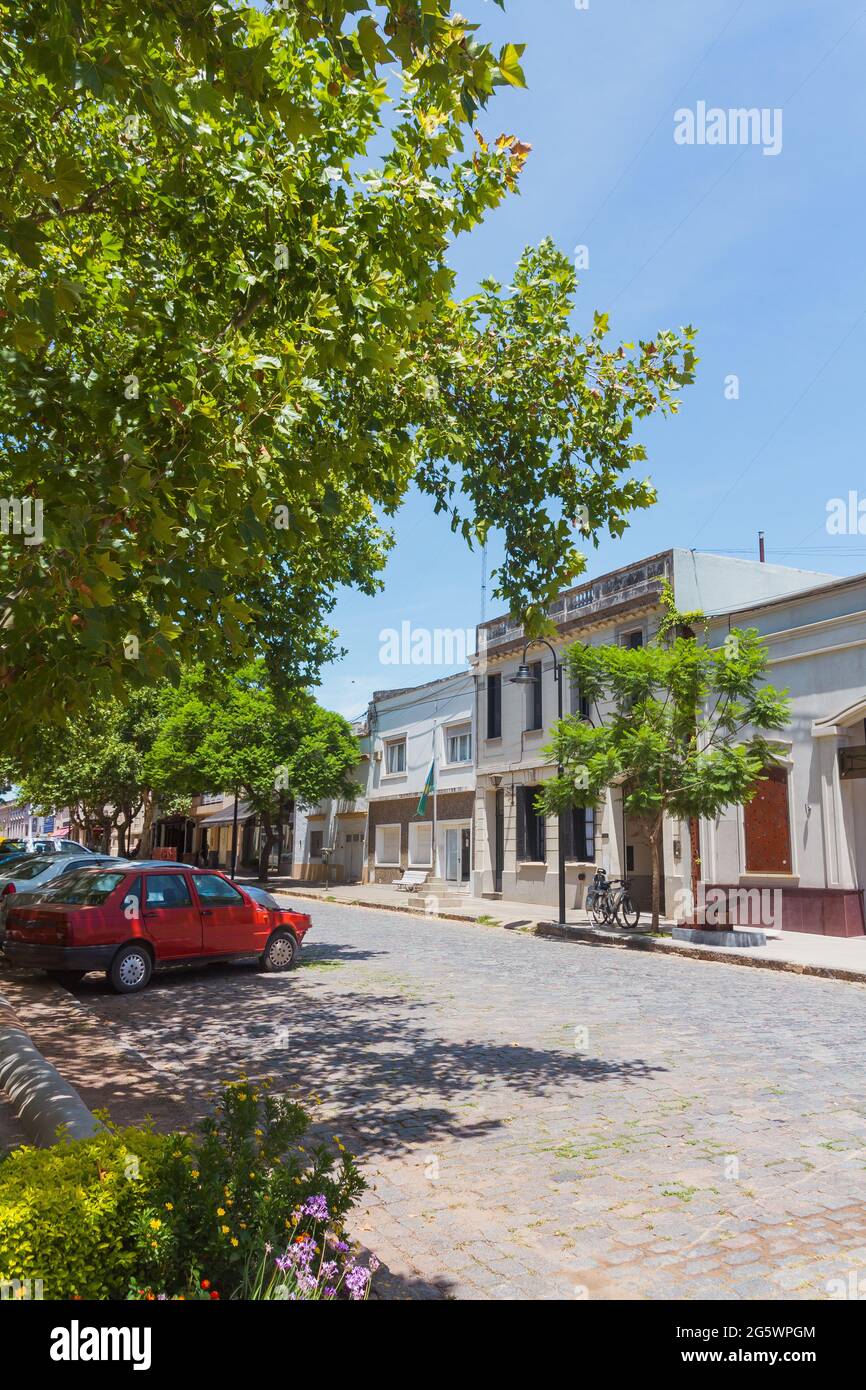 Plaza Ruiz de Arellano in San Antonio de Areco, Provinz Buenos Aires, Argentinien Stockfoto Plaza Ruiz de Arellano in San Antonio de Areco, Provinz Buenos Aires, Argentinien Stockfoto