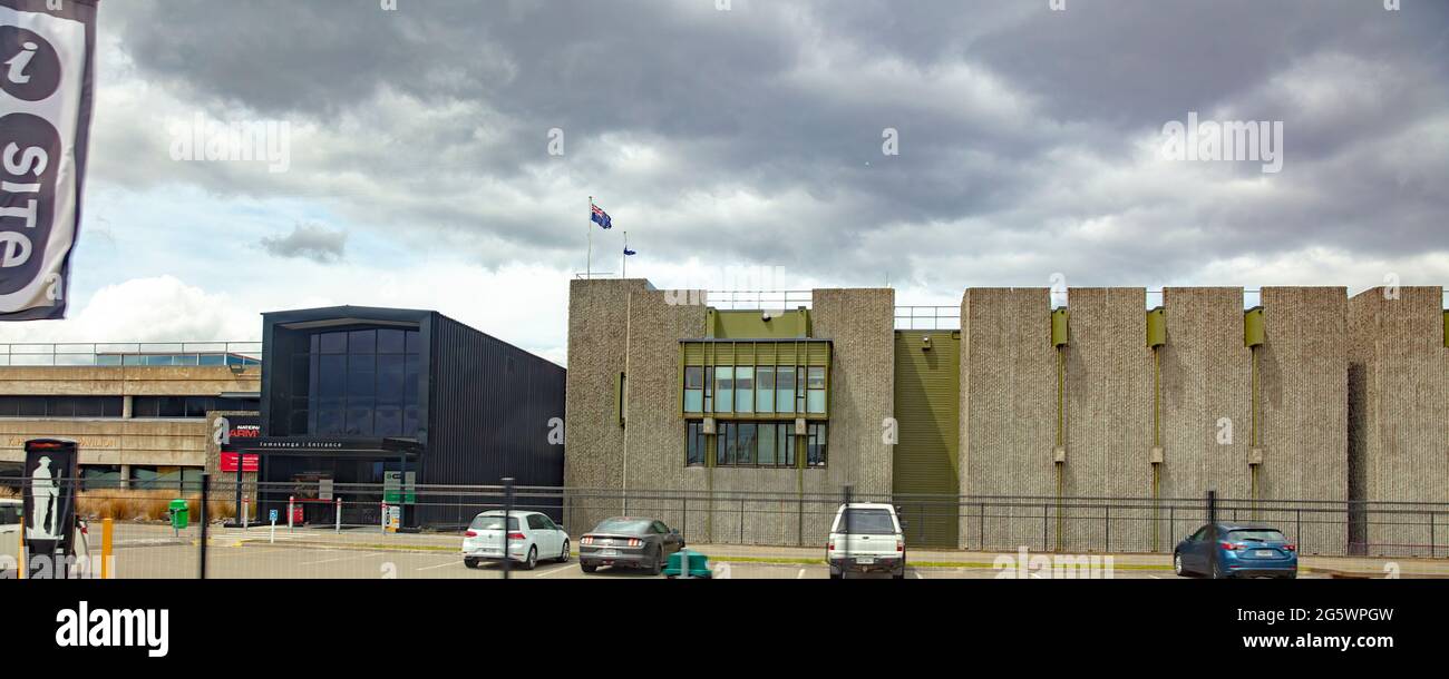 Das Waiouru's National Army Museum New Zealand, früher bekannt als Queen Elizabeth II Army Memorial Museum. Stockfoto