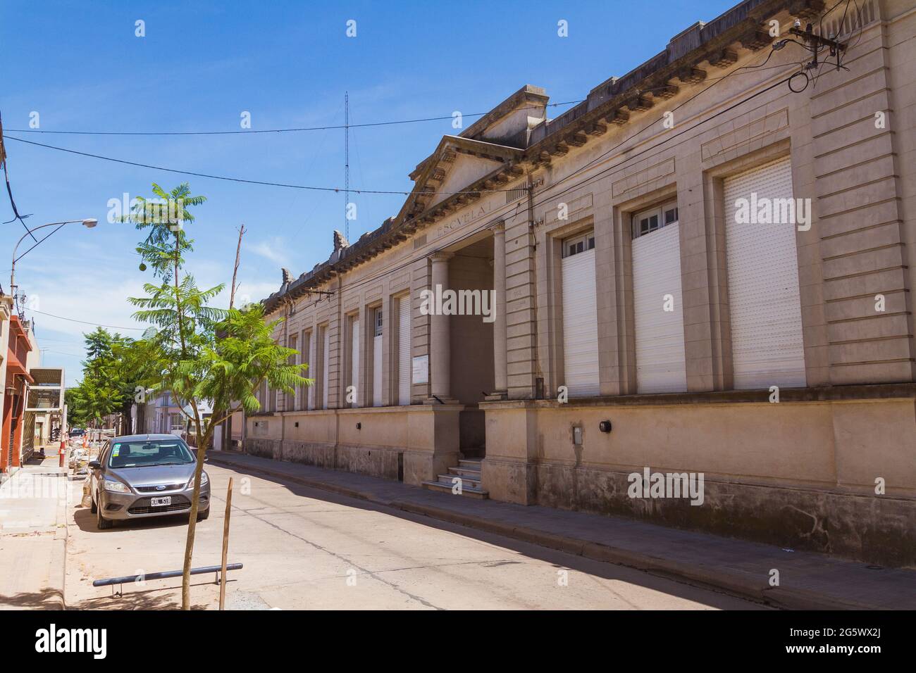 Escuela 1 (Schule Nummer eins) in San Antonio de Areco, Provinz Buenos Aires, Argentinien Stockfoto Escuela 1 (Schule Nummer eins) in San Antonio de Areco, Provinz Buenos Aires, Argentinien Stockfoto