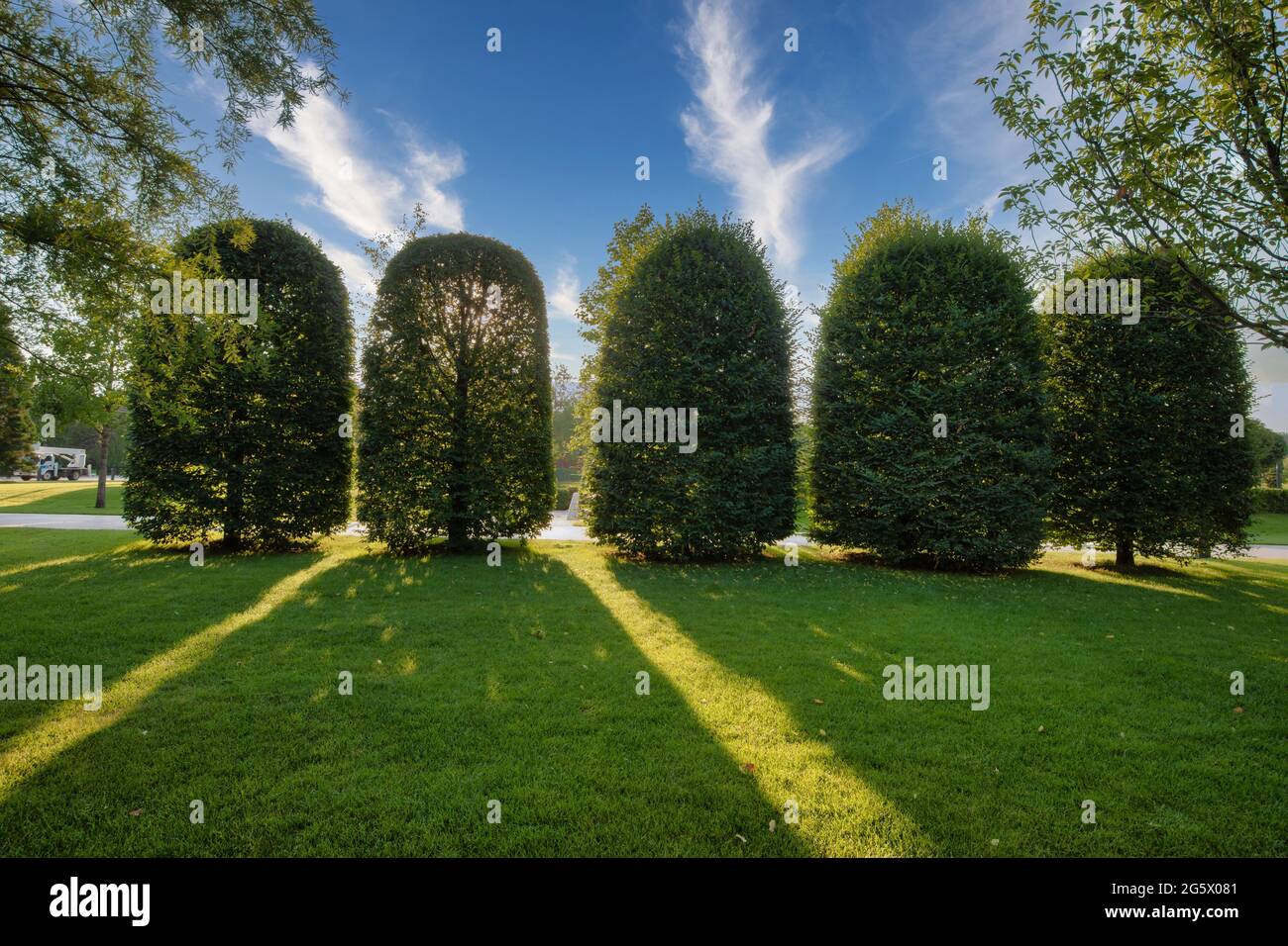 Natur im Park Galizkogo, Krasnodar, Russland Stockfoto