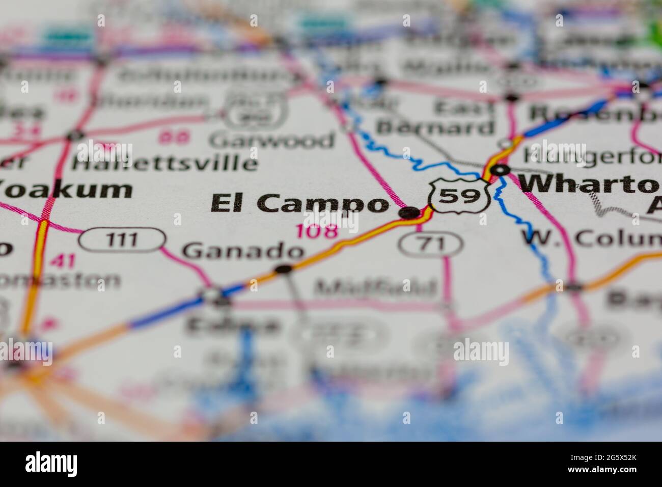 El campo texas karte Fotos und Bildmaterial in hoher Auflösung Alamy