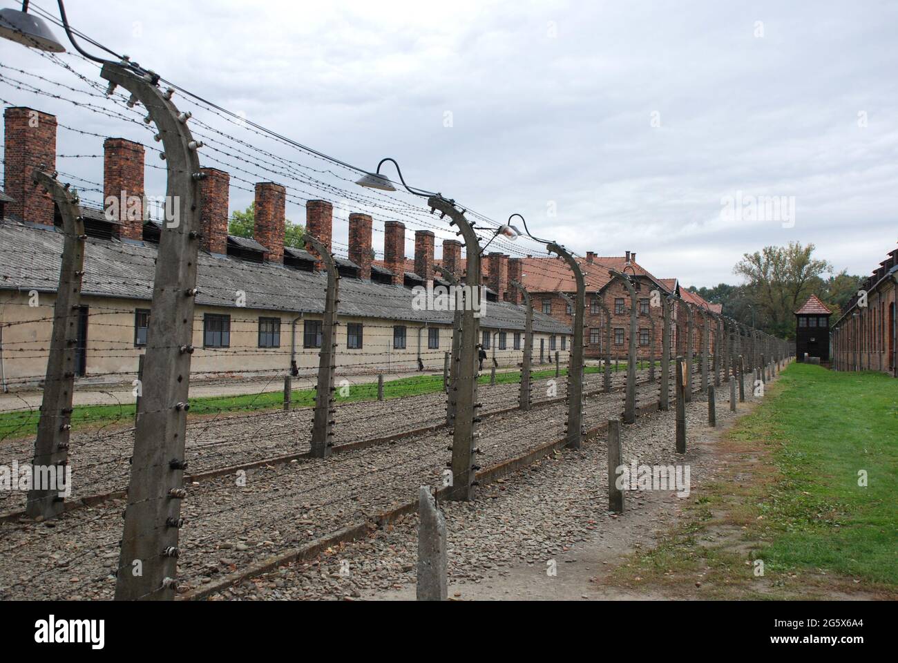 KZ Auschwitz, Polen Stockfoto