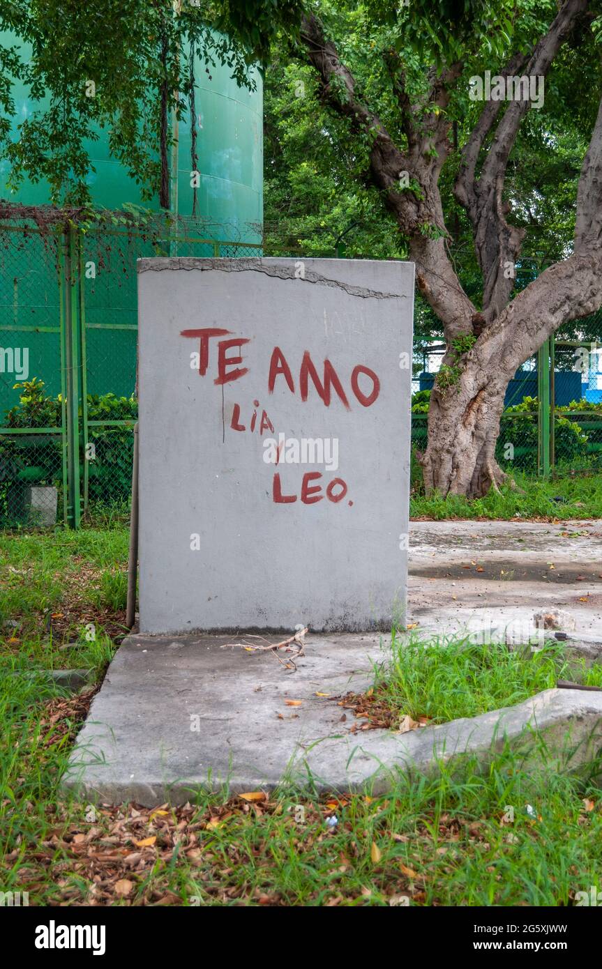 Stadtbilder von Havanna, Kuba, 2021 Stockfoto