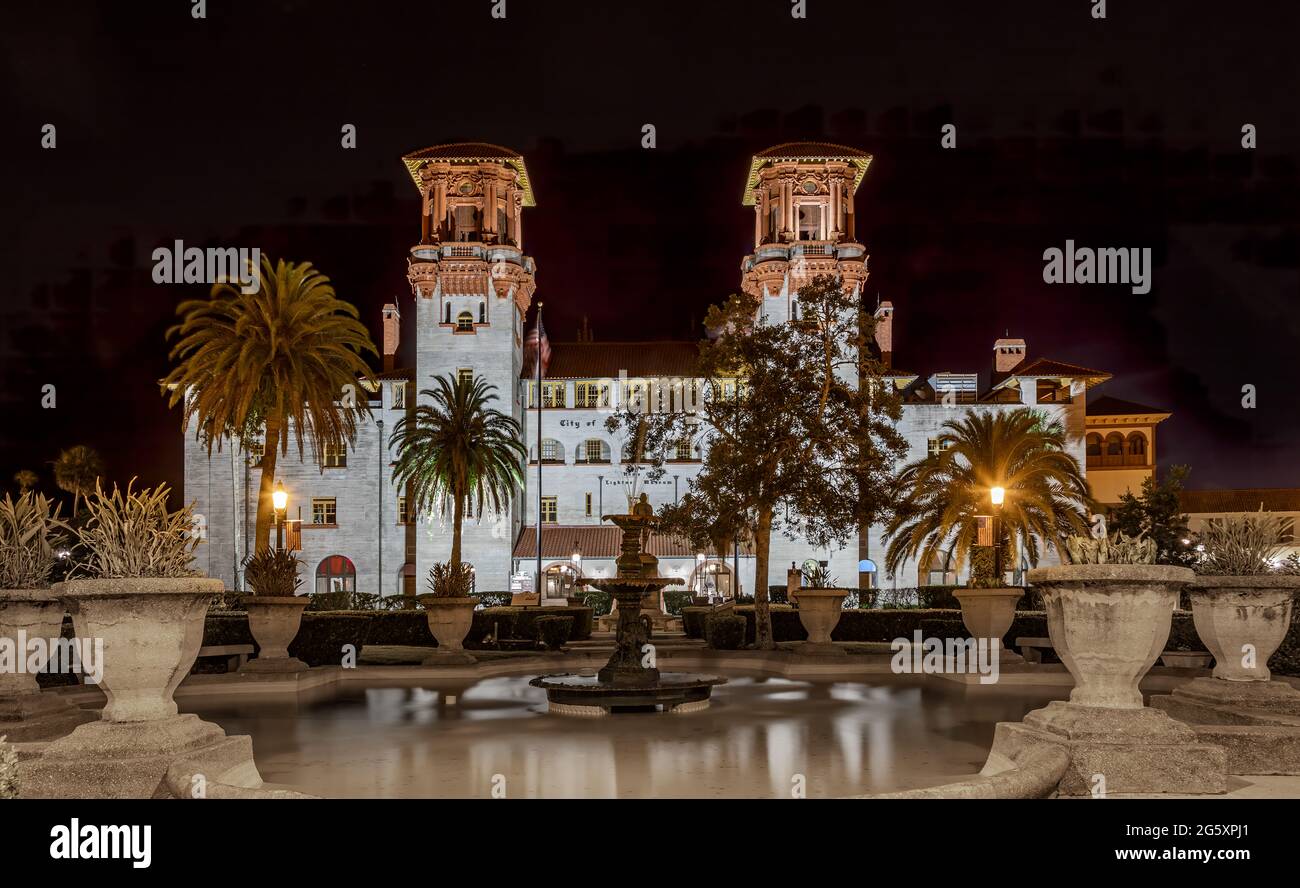 Szenen aus St. Augustine, FL Stockfoto