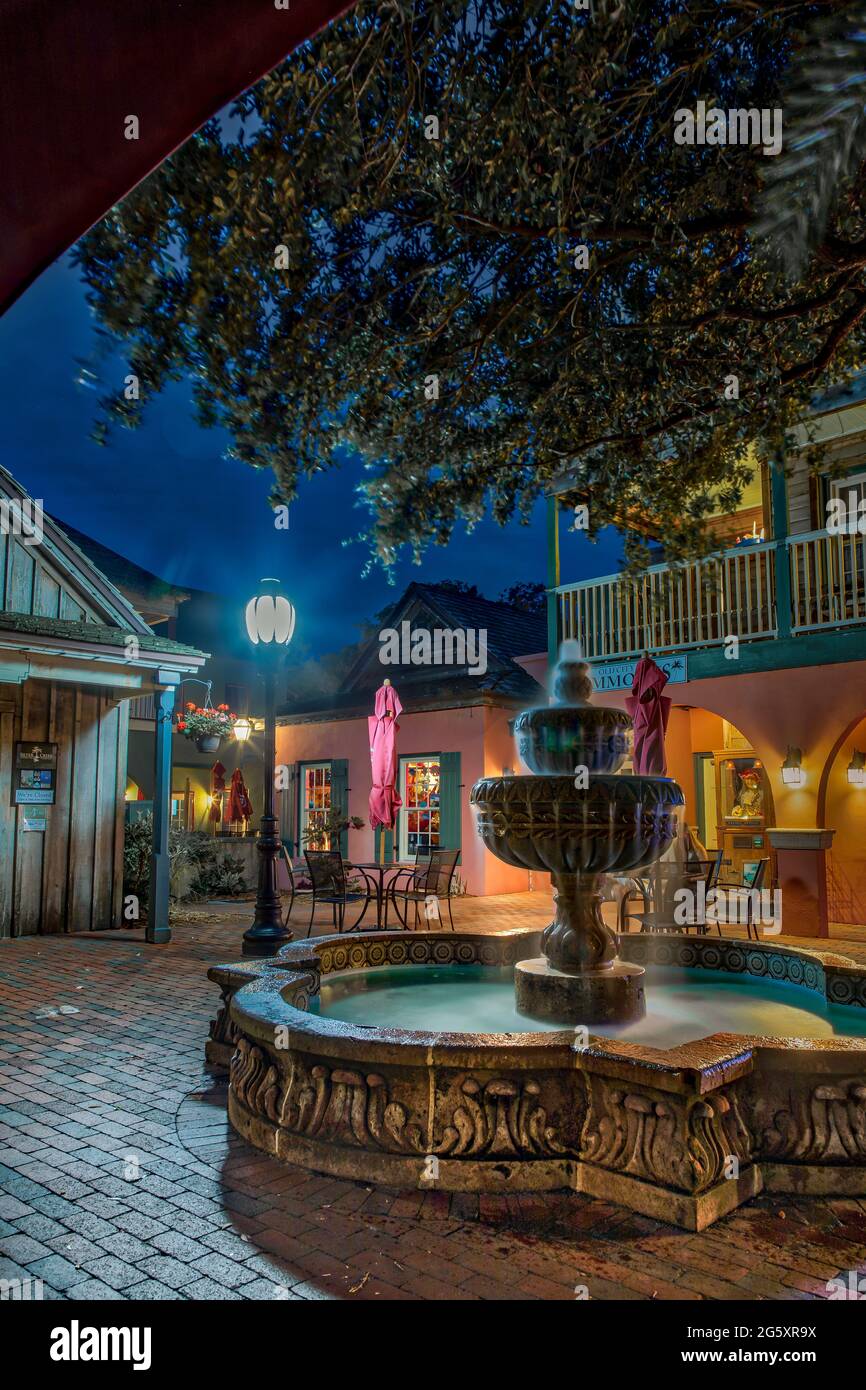 Szenen aus St. Augustine, FL Stockfoto