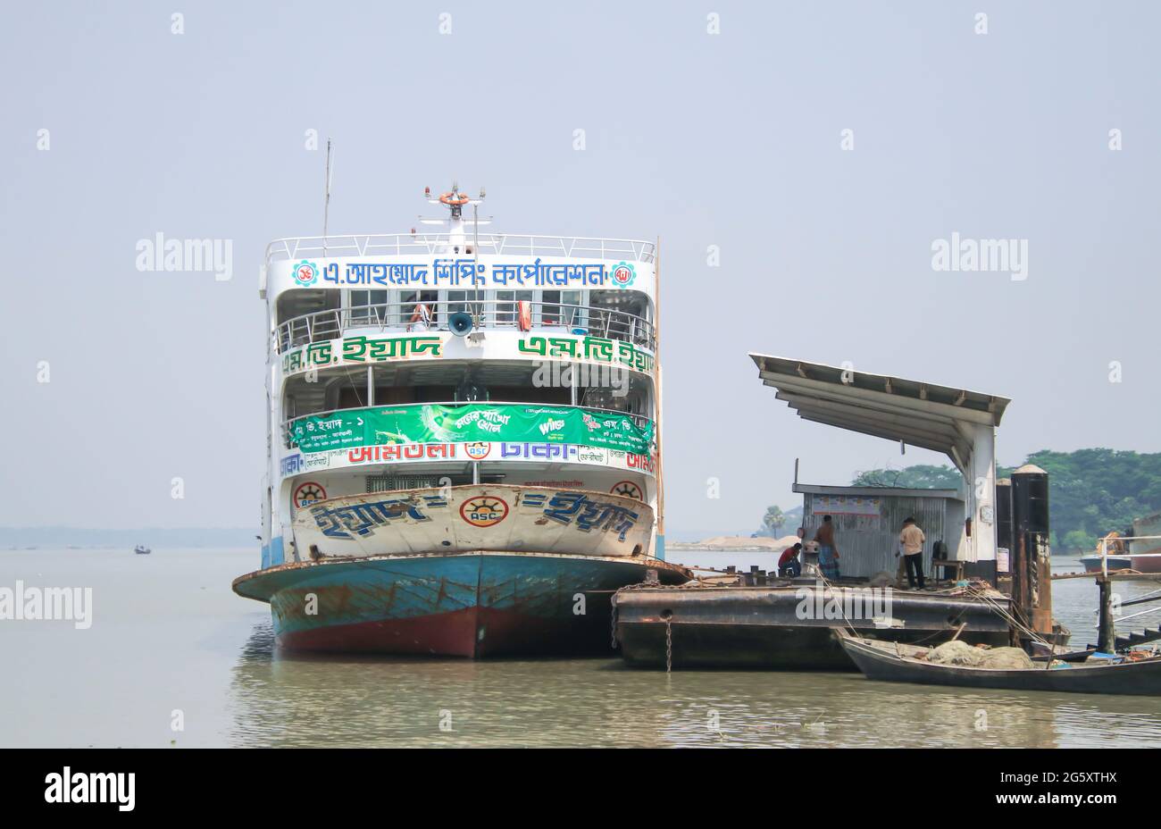 Amtoli, Bangladesh : die Schönheit des Flusses Payra Stockfoto