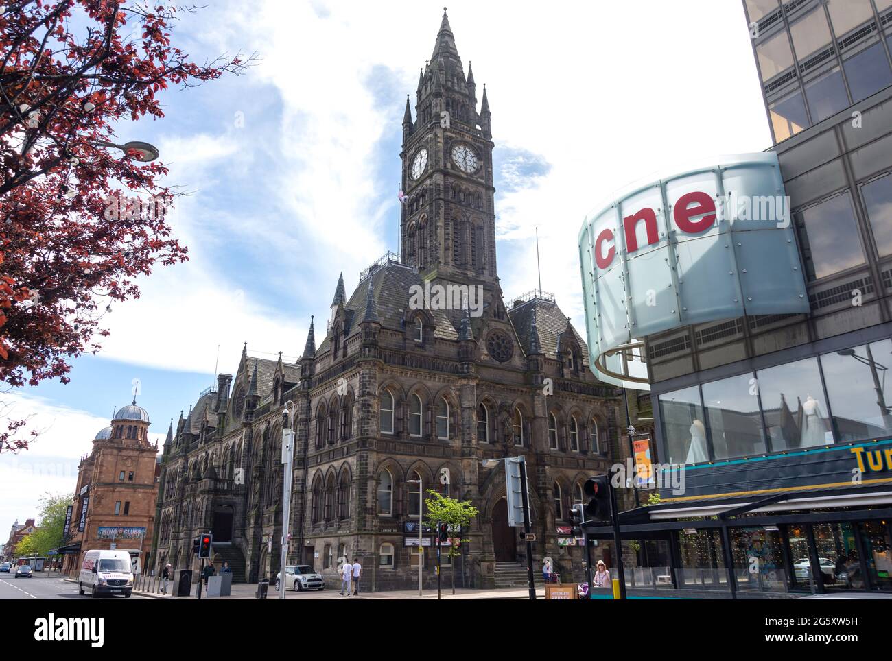 Middlesbrough Town Hall, Corporation Road, Middlesbrough, North Yorkshire, England, Vereinigtes Königreich Stockfoto