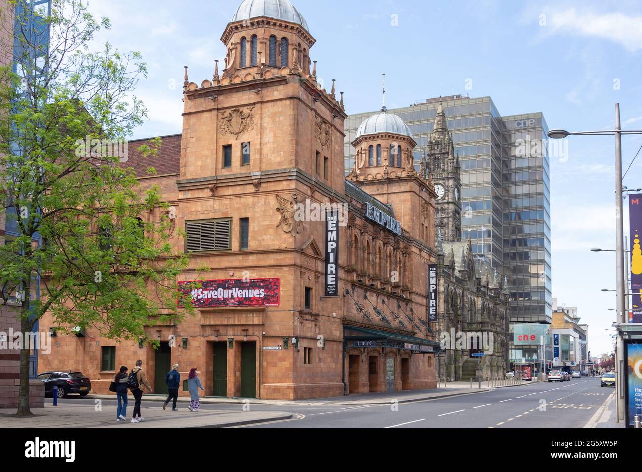 The Middlesbrough Empire Theatre and Town Hall, Corporation Road, Middlesbrough, North Yorkshire, England, Vereinigtes Königreich Stockfoto