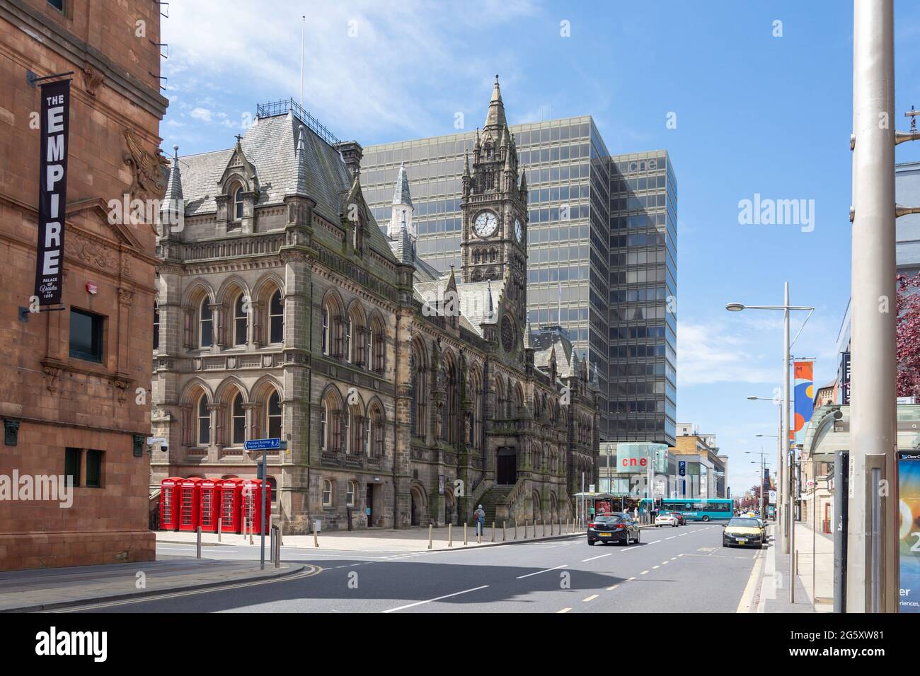 The Middlesbrough Empire Theatre and Town Hall, Corporation Road, Middlesbrough, North Yorkshire, England, Vereinigtes Königreich Stockfoto