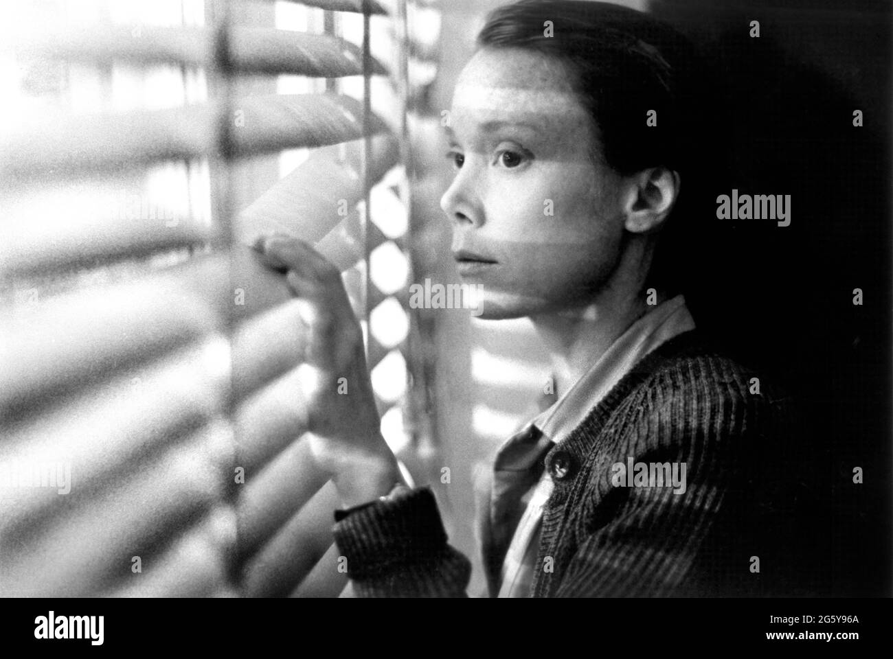 Sissy Spacek, Kopf- und Schulterporträt, Dreharbeiten zum Film, ''Night, Mother', Universal Picters, 1986 Stockfoto