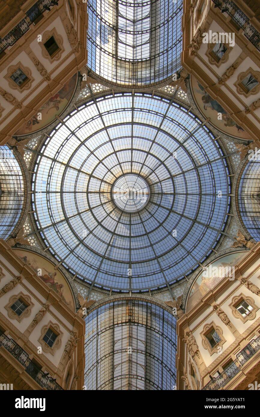 Galleria Vittorio Emanuele II, Mailand, Italien Stockfoto