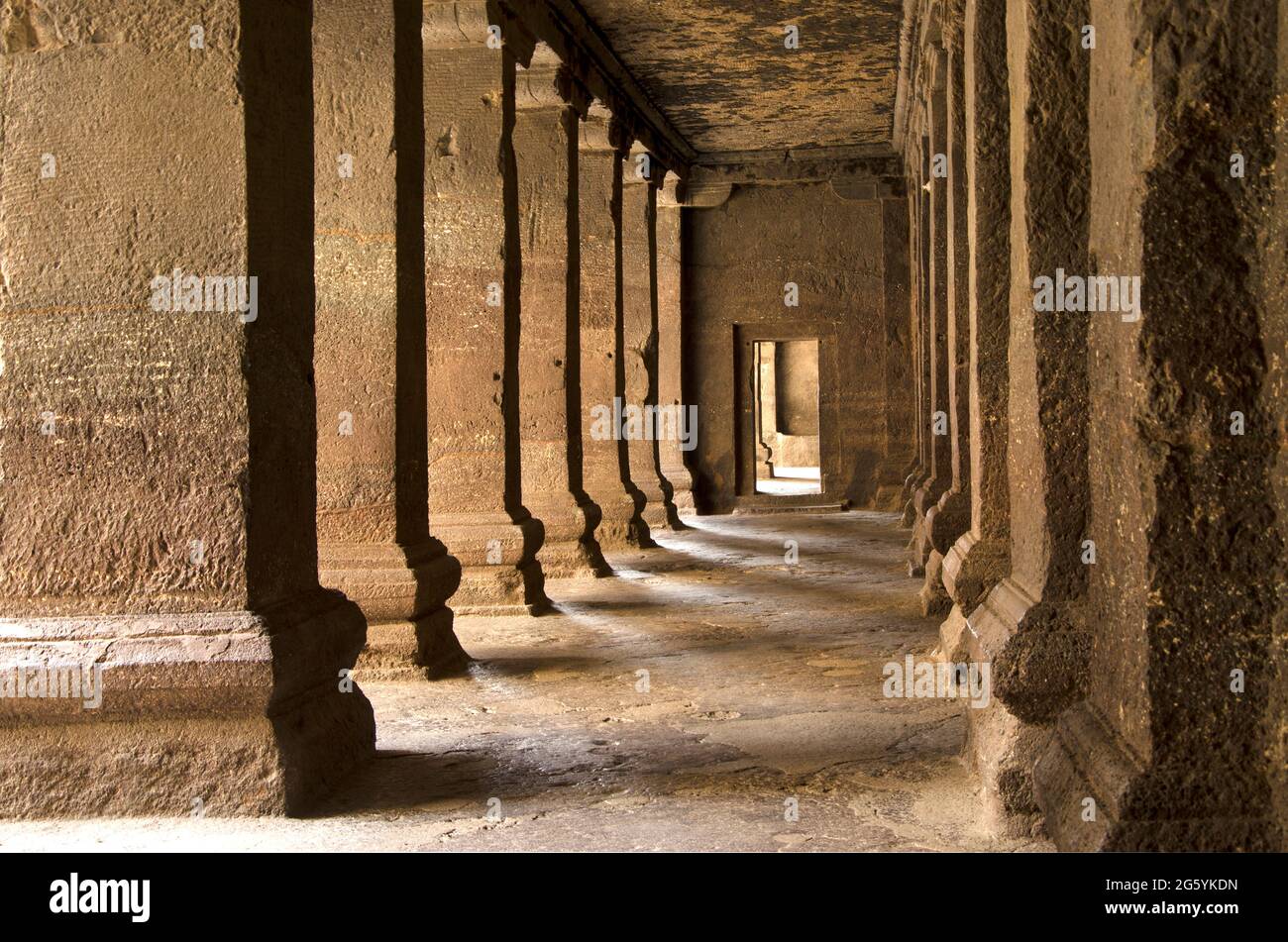 UNESCO-Weltkulturerbe Ellora Höhlen, Aurangabad, Maharashtra, indien Stockfoto