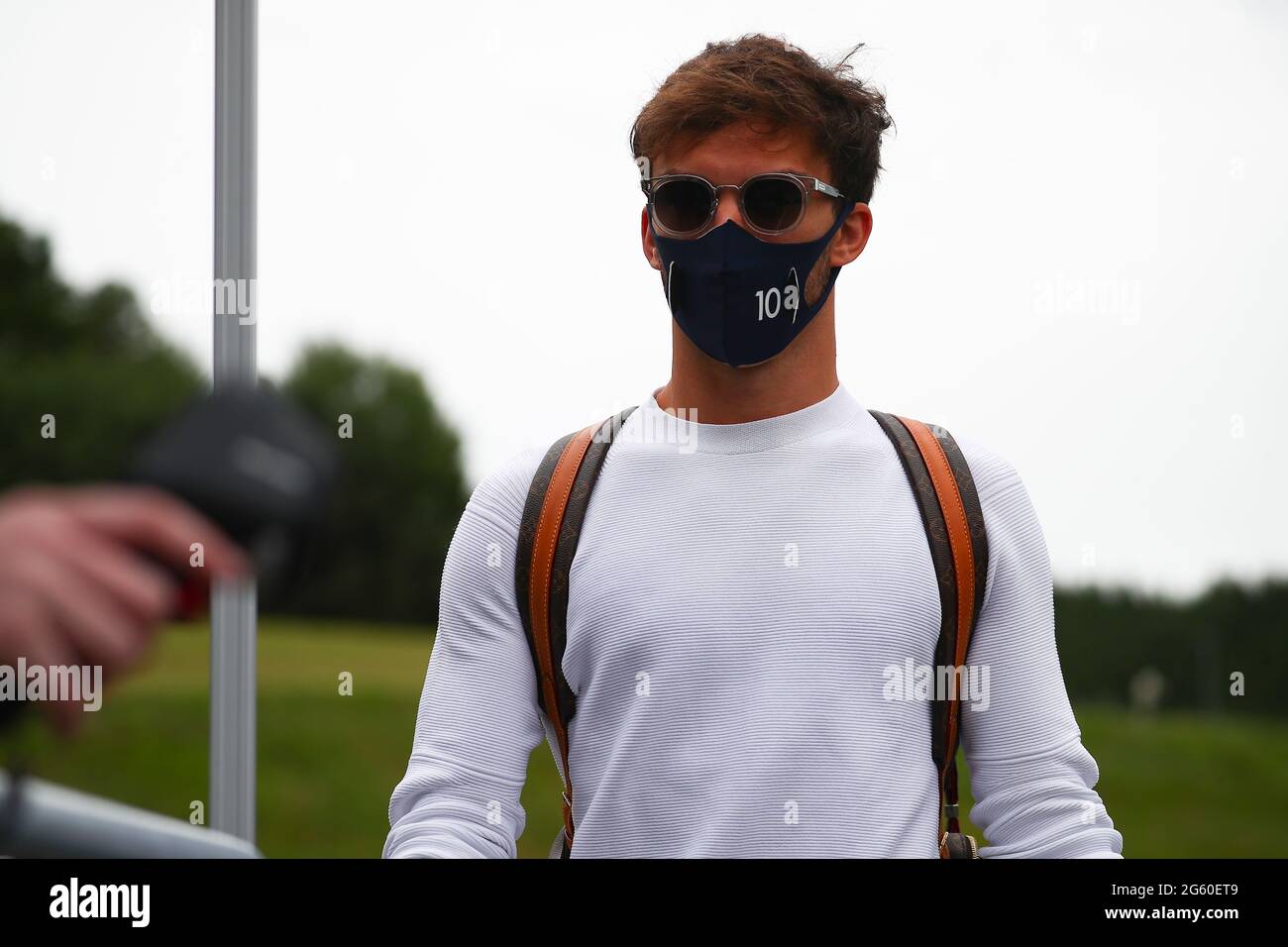 #10 Pierre Gasly Alpha Tauri Honda. Formel 1 Weltmeisterschaft 2021, Österreichischer GP 1-4. Juli 2021 Stockfoto