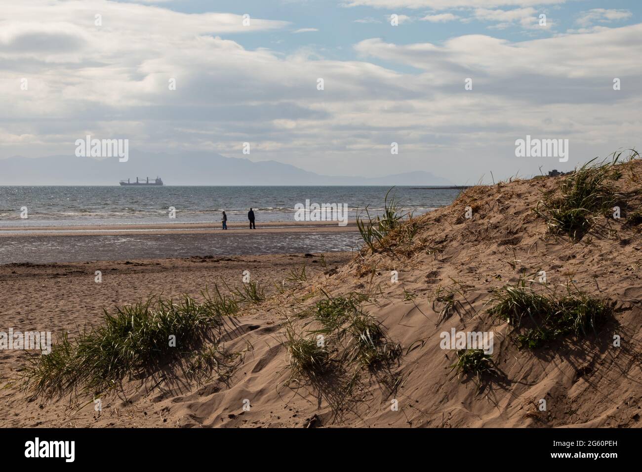 Troon Beach Stockfoto