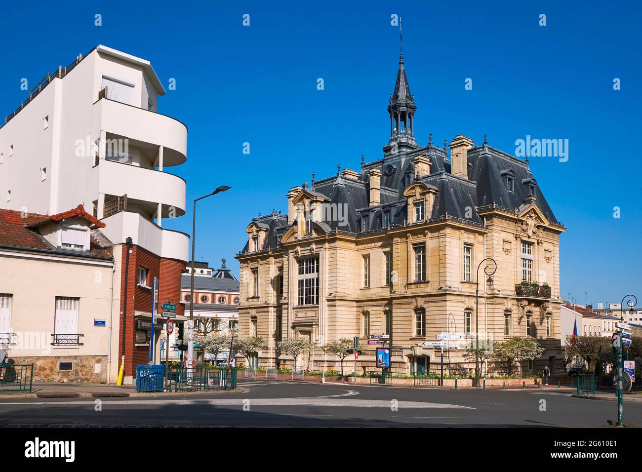 Frankreich, Hauts de seine, Suresnes, das Rathaus Stockfoto
