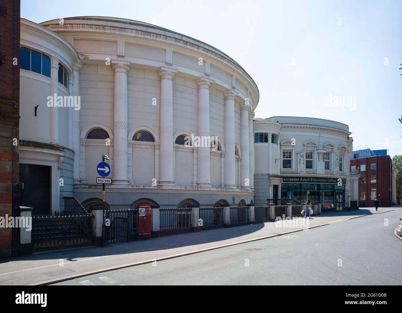 Belvoir Street Baptist Chapel, Leicester, entworfen von Joseph Hansom und errichtet 1845 Stockfoto