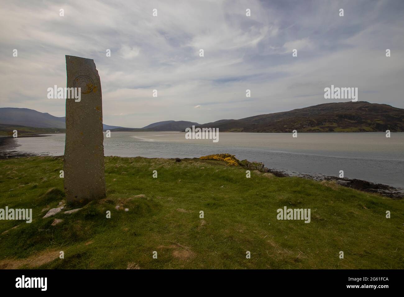 Blick auf den Kyle of Durness in den schottischen Highlands, Großbritannien Stockfoto