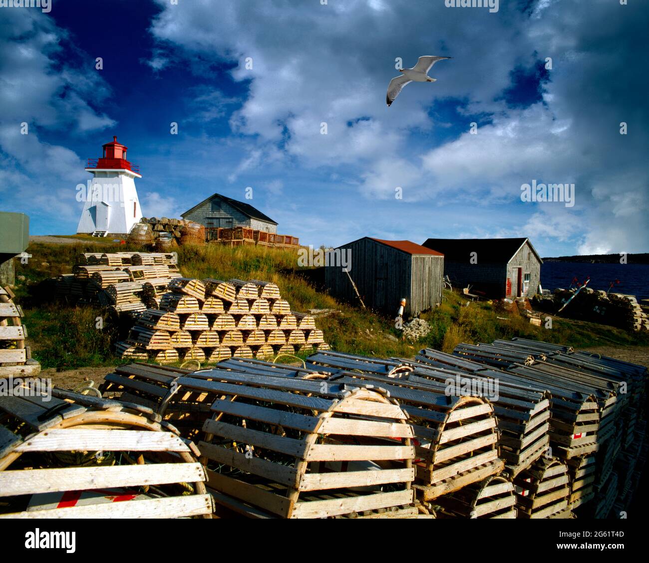 CA - NOVA SCOTIA: Neil's Harbour auf Cape Breton Island Stockfoto