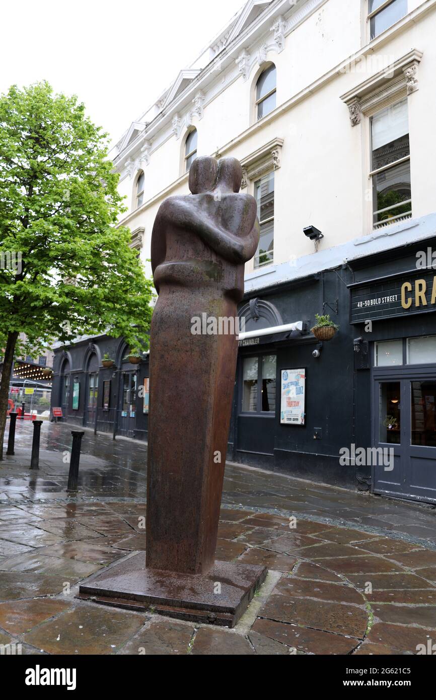 Versöhnungskunstwerk von Stephen Broadbent in Liverpool Stockfoto