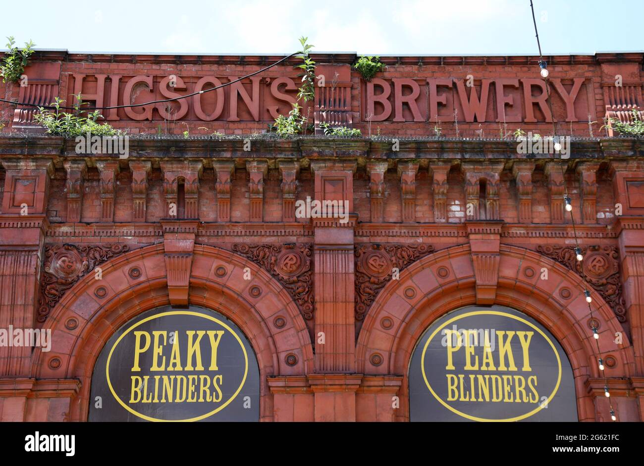 Peaky Blinders Bar im Cains Brewery Village im Baltic Triangle Quarter von Liverpool Stockfoto