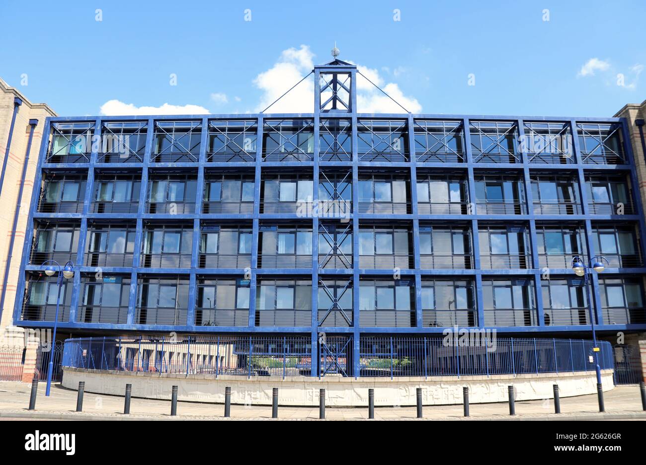 Die Keel Luxus-Apartments an einem privaten Kai in Liverpool Stockfoto