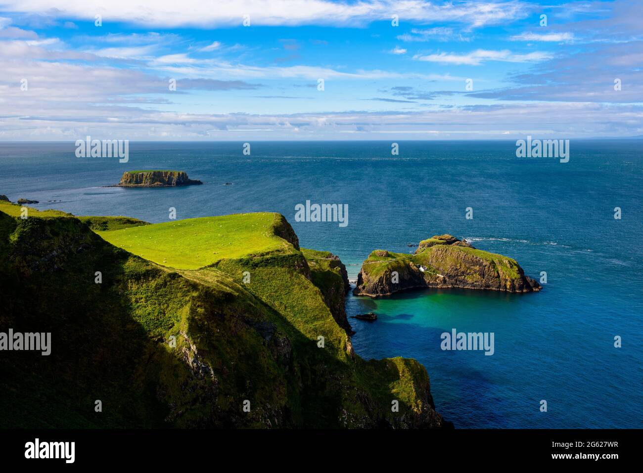 Nordirland Küste Stockfoto