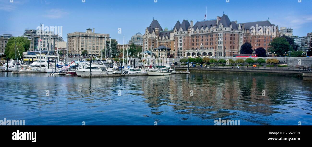 Empress Hotel Victoria BC Stockfoto