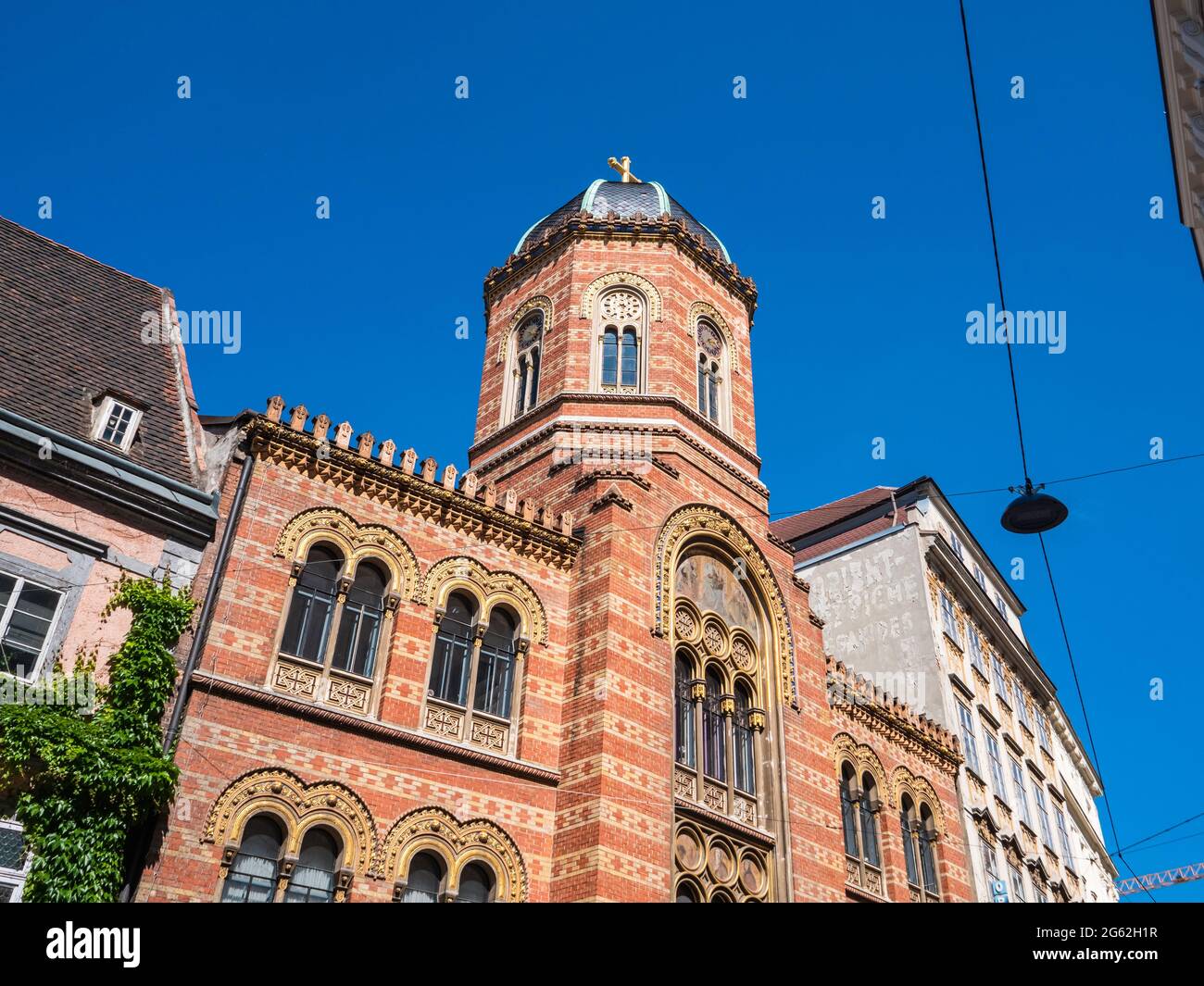Holy Trinity Griechisch-Orthodoxe Kirche in Wien, Österreich, callde Griechenkirche zur Heiligen Dreifaltigkeit Stockfoto Holy Trinity Griechisch-Orthodoxe Kirche in Wien, Österreich, callde Griechenkirche zur Heiligen Dreifaltigkeit Stockfoto
