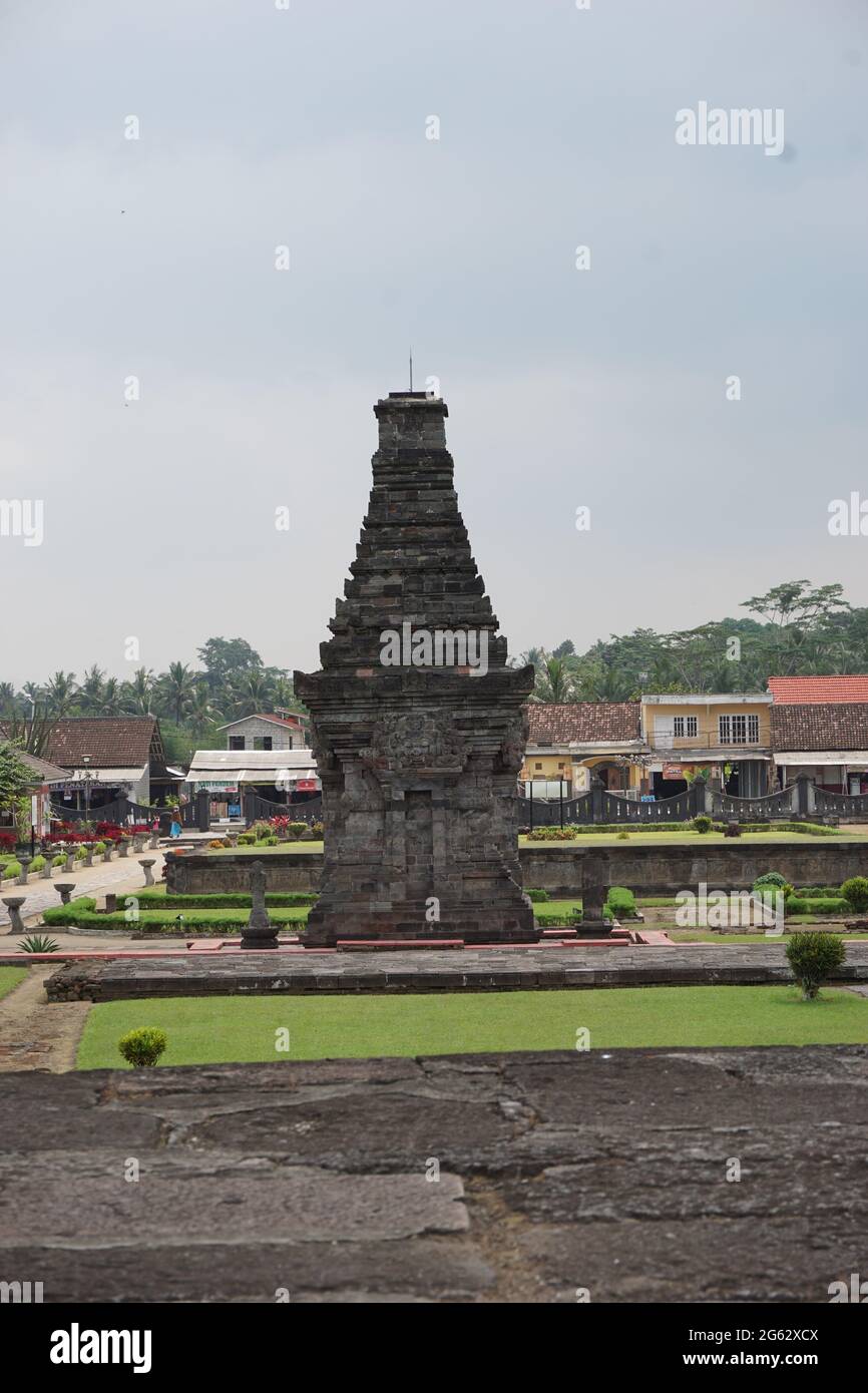 Penataran Tempel (Panataran Tempel) in Blitar, Ost-Java, Indonesien Stockfoto