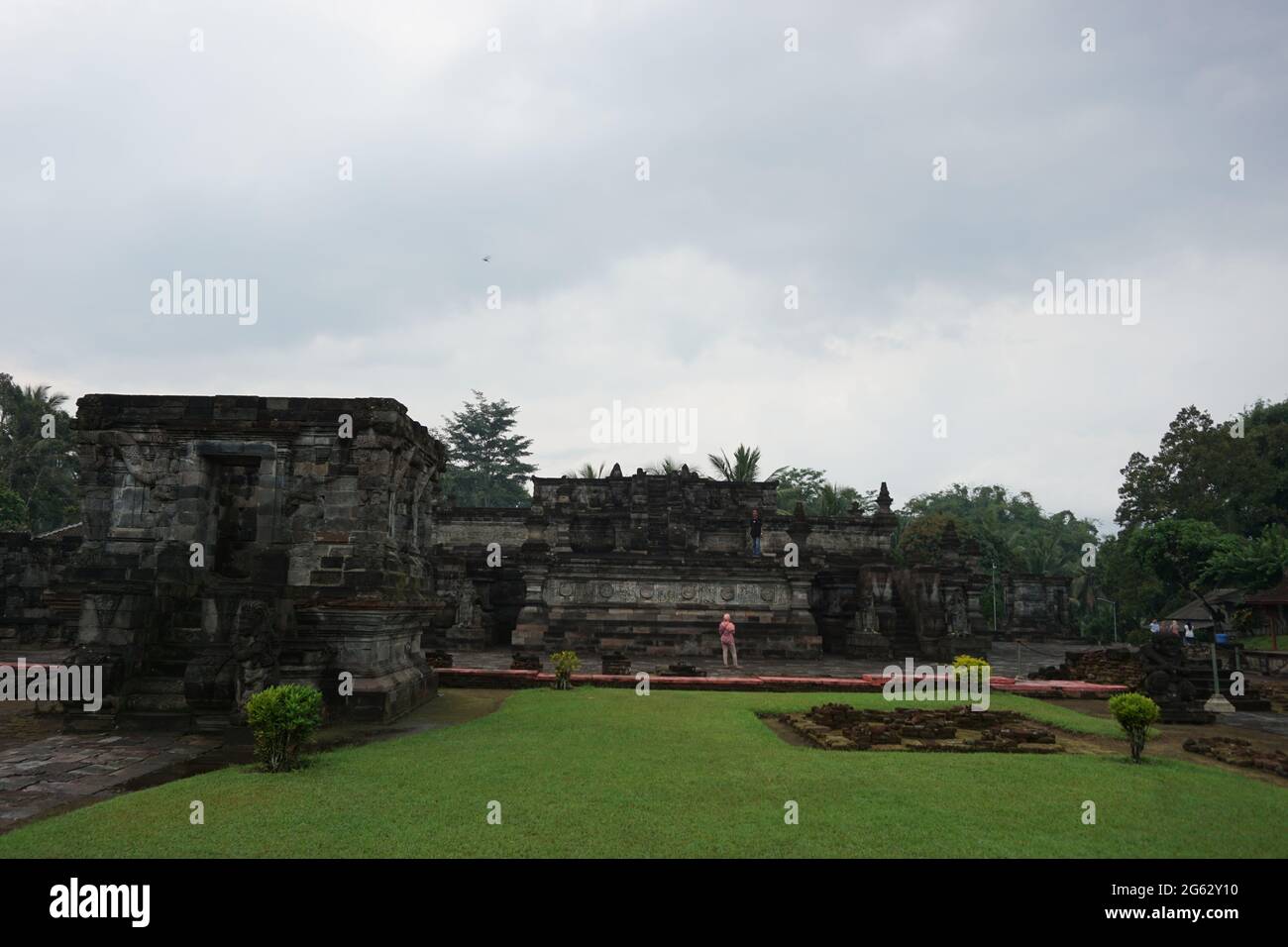 Penataran Tempel (Panataran Tempel) in Blitar, Ost-Java, Indonesien Stockfoto