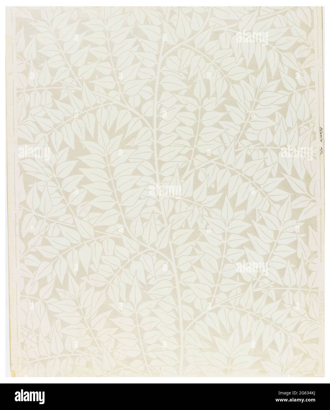 William Morris, Branch, Tapetenmuster, 1872 Stockfoto