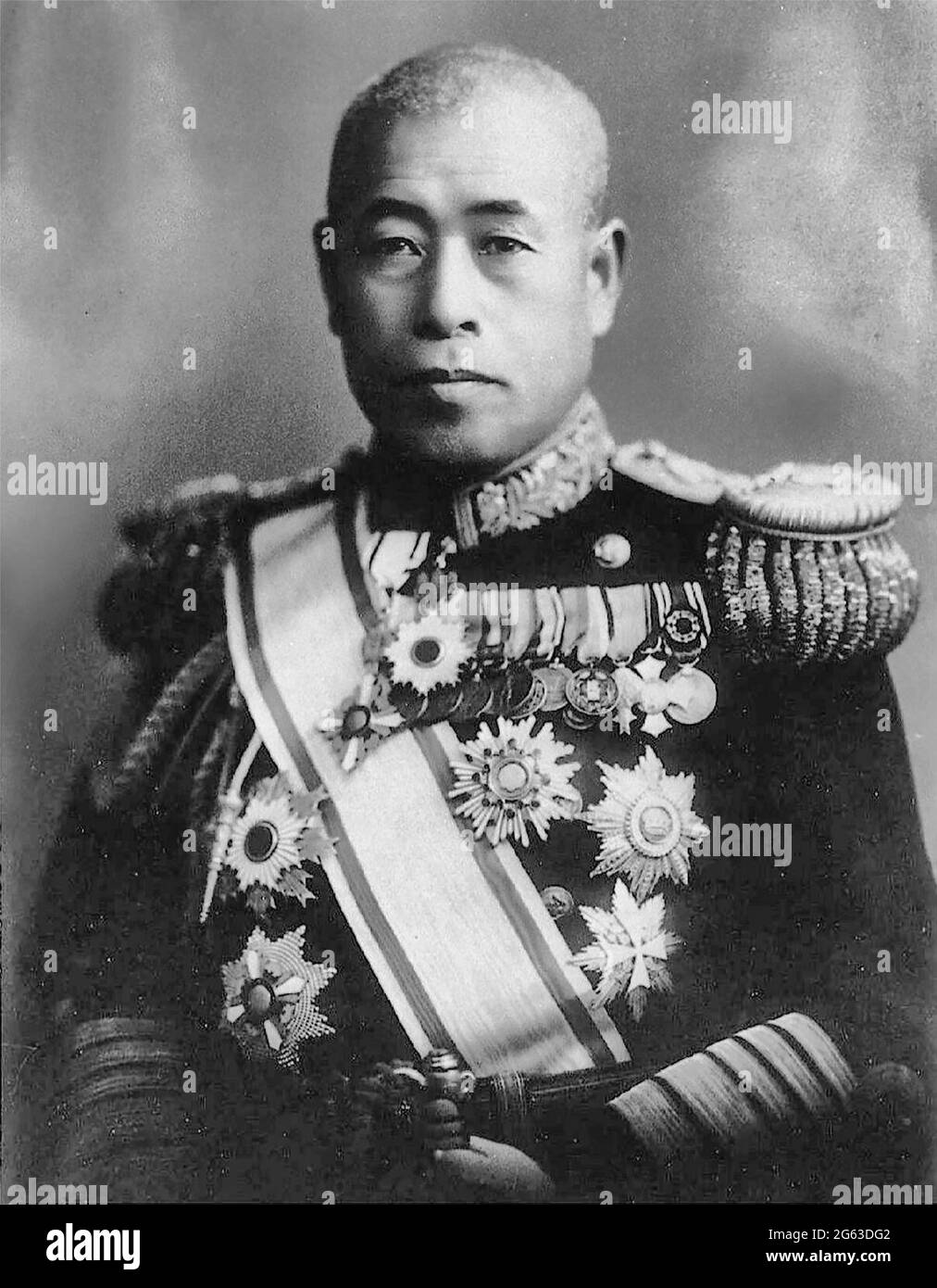 Porträt von Isoroku Yamamoto Stockfoto