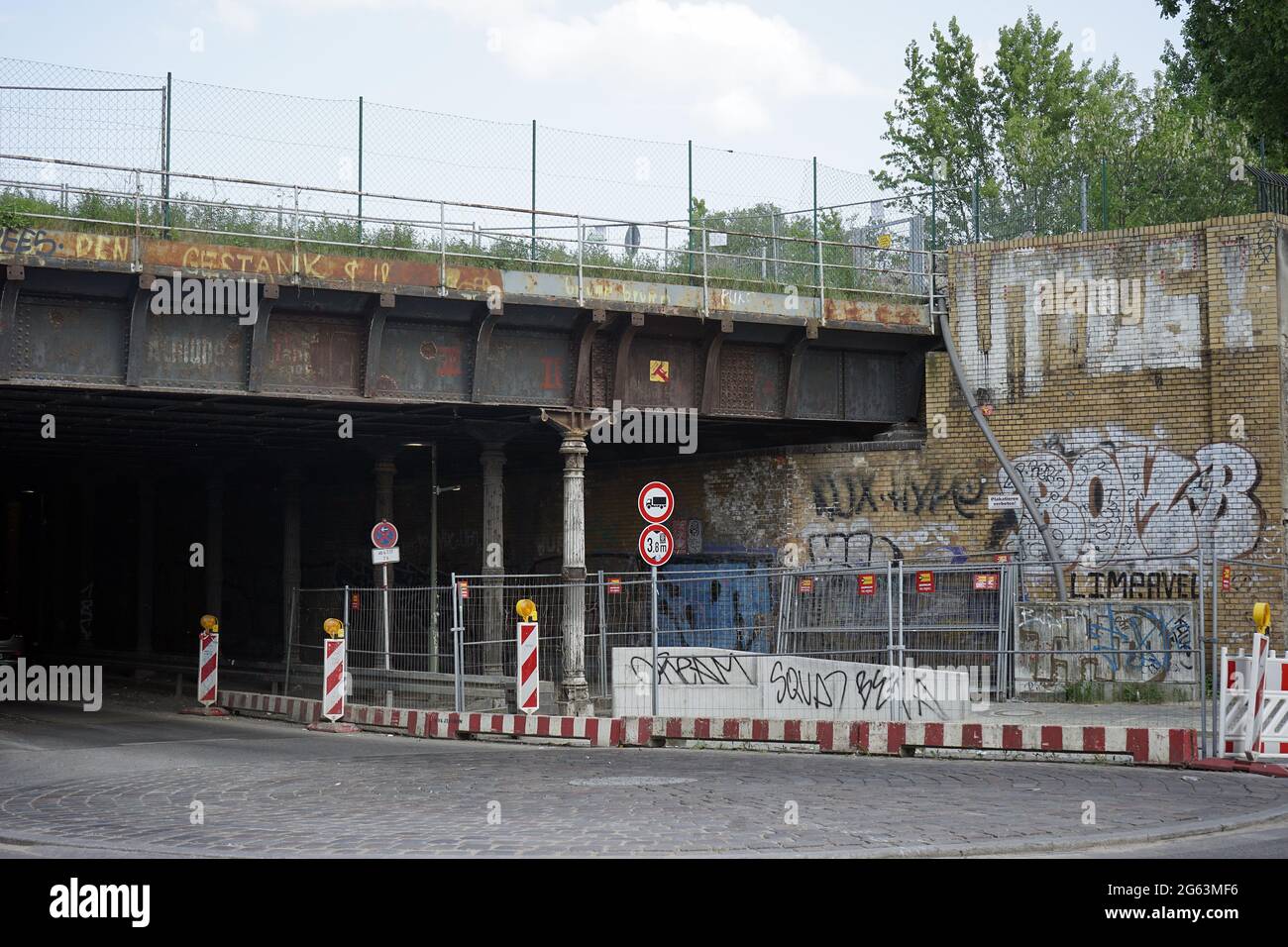 Gleimtunnel Berlin (historischer Ort des Zweiten Weltkriegs) Stockfoto