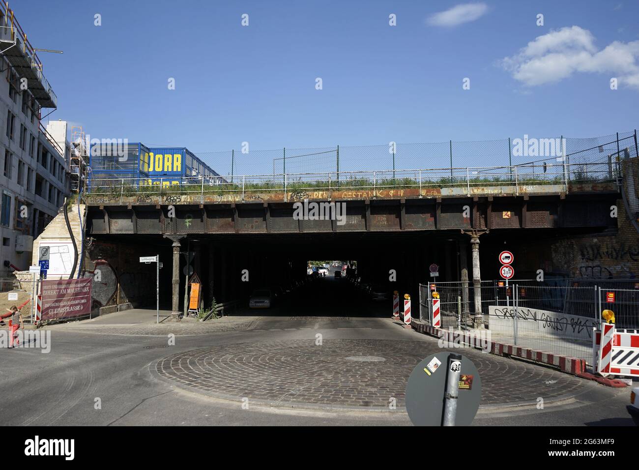 Gleimtunnel Berlin (historischer Ort des Zweiten Weltkriegs) Stockfoto