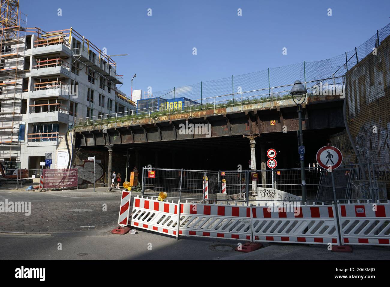 Gleimtunnel Berlin (historischer Ort des Zweiten Weltkriegs) Stockfoto