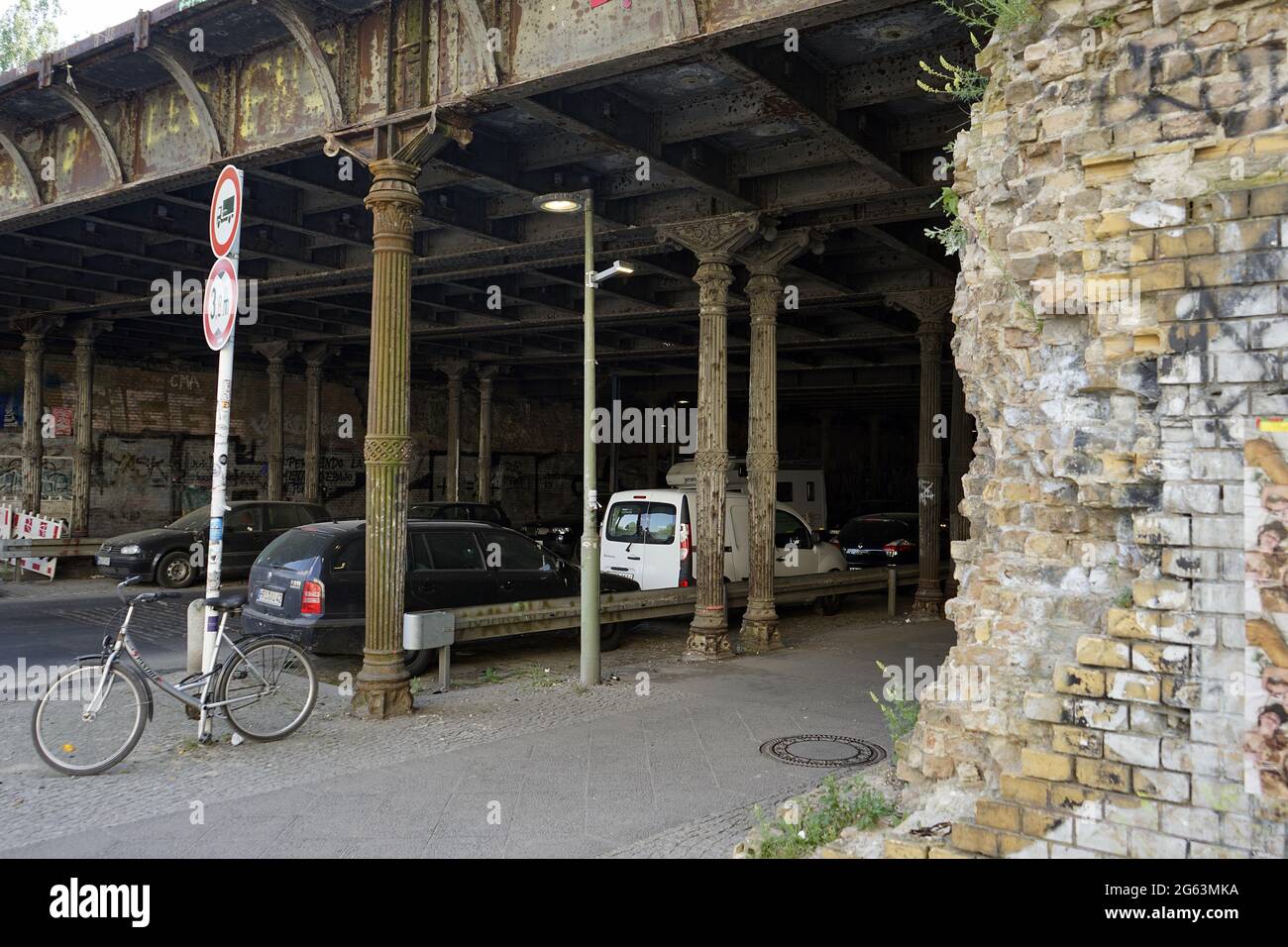 Gleimtunnel Berlin (historischer Ort des Zweiten Weltkriegs) Stockfoto